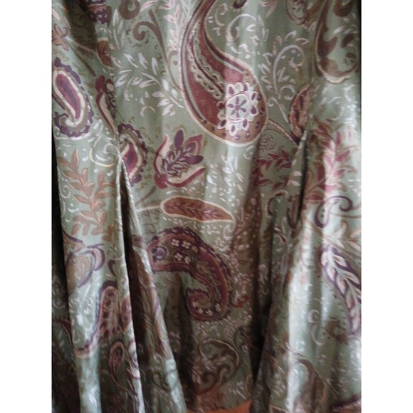 Lauren Ralph Lauren Silk Chiffon Maxi Paisley Print Flowy Skirt W 20 Lined ($149 - Picture 8 of 16